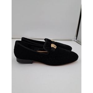 NWOB Stacy Adams Men's Black Valet Velour Bit Slip-On Loafer 10.5